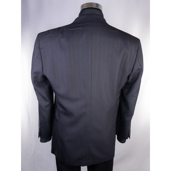 Mani Men's Striped 2 Button Sport Coat Jacket Blazer Wool Size 41R Casual Suits - Picture 9 of 16